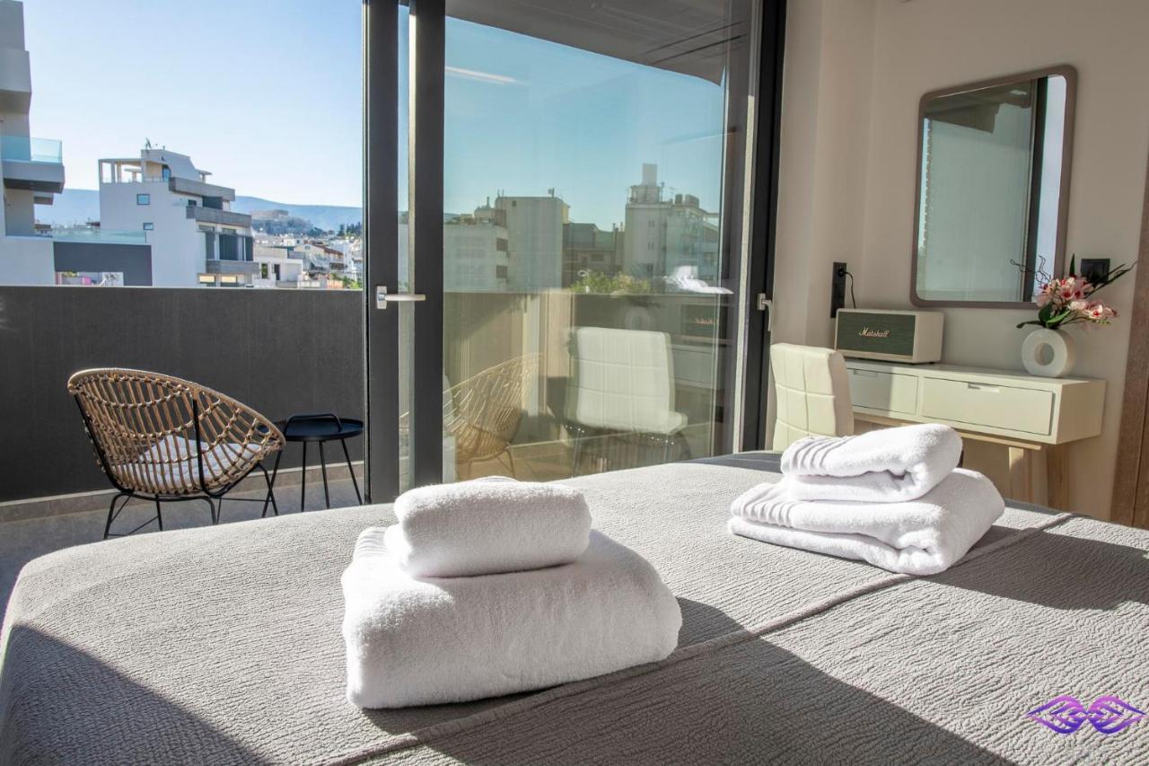 Appartamento Luxury Penthouse With Acropolis View And Jacuzzi Atene Esterno foto
