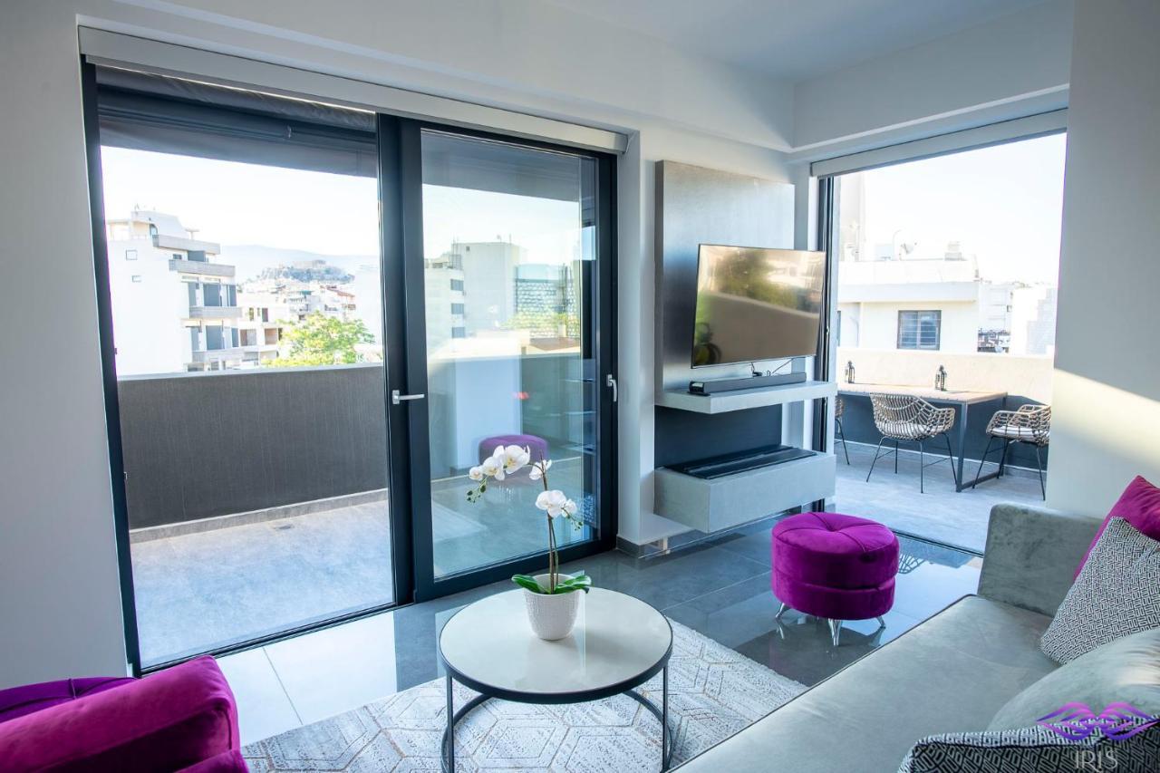 Appartamento Luxury Penthouse With Acropolis View And Jacuzzi Atene Esterno foto