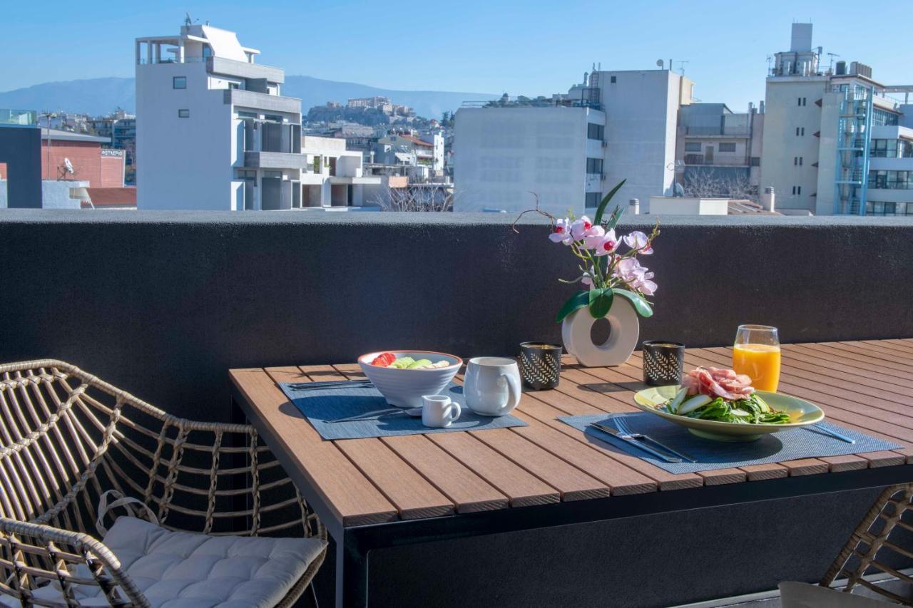 Appartamento Luxury Penthouse With Acropolis View And Jacuzzi Atene Esterno foto